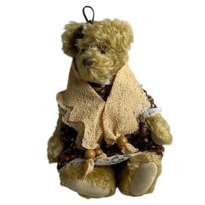 Vintage Effenbee Doll Co Bear Essentials Girl 100% Mohair Jointed Teddy Bear